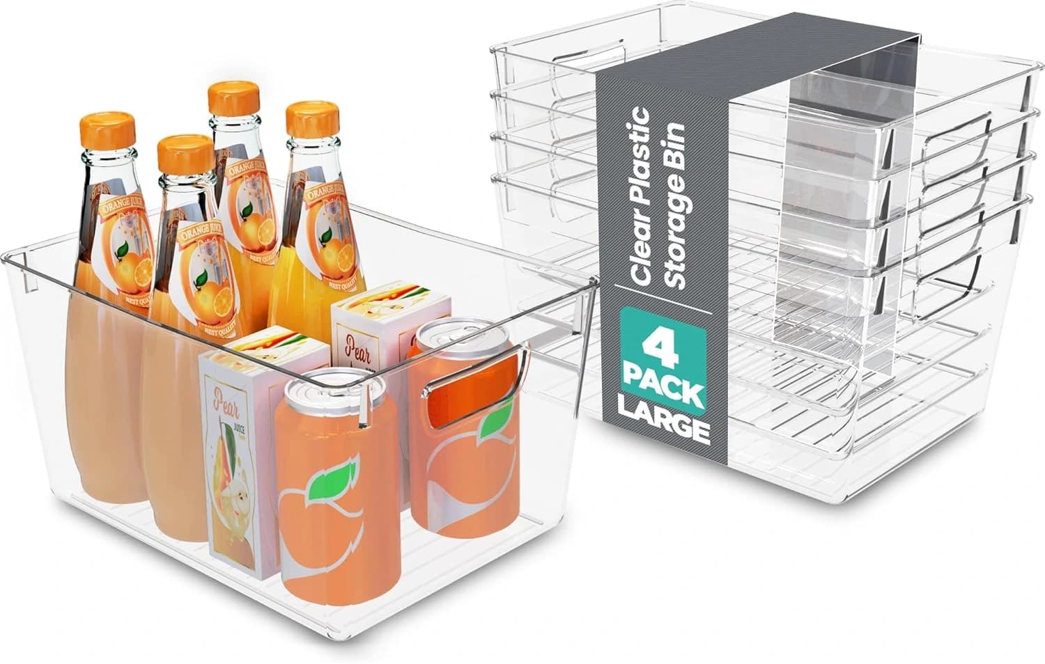 Clear Storage Bins