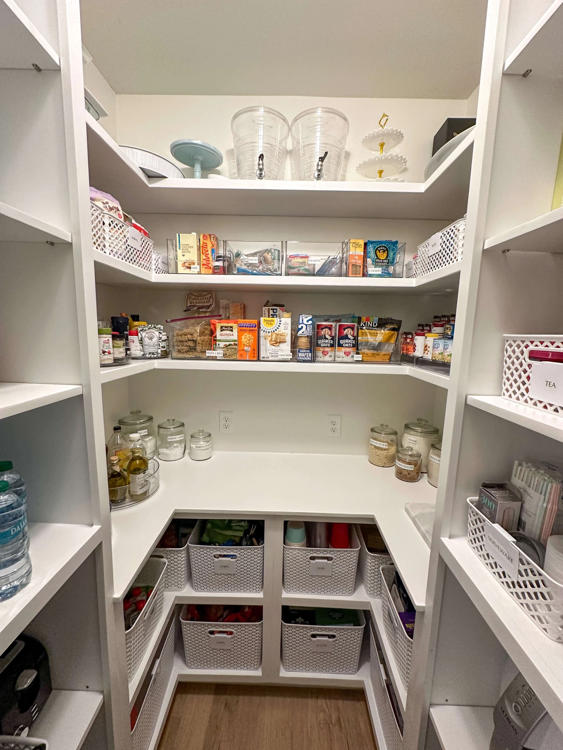 Organized pantry