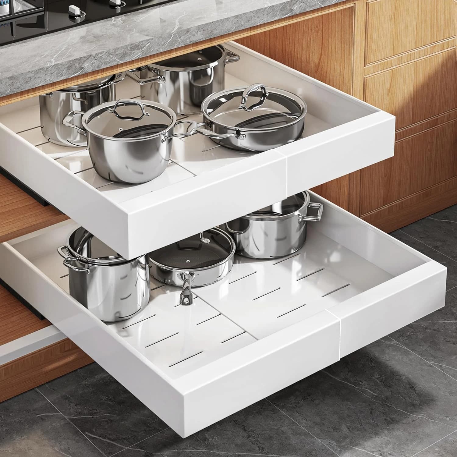Seinloes Pull Out Cabinet Organizers